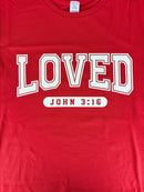 T-shirt Loved John 3:16